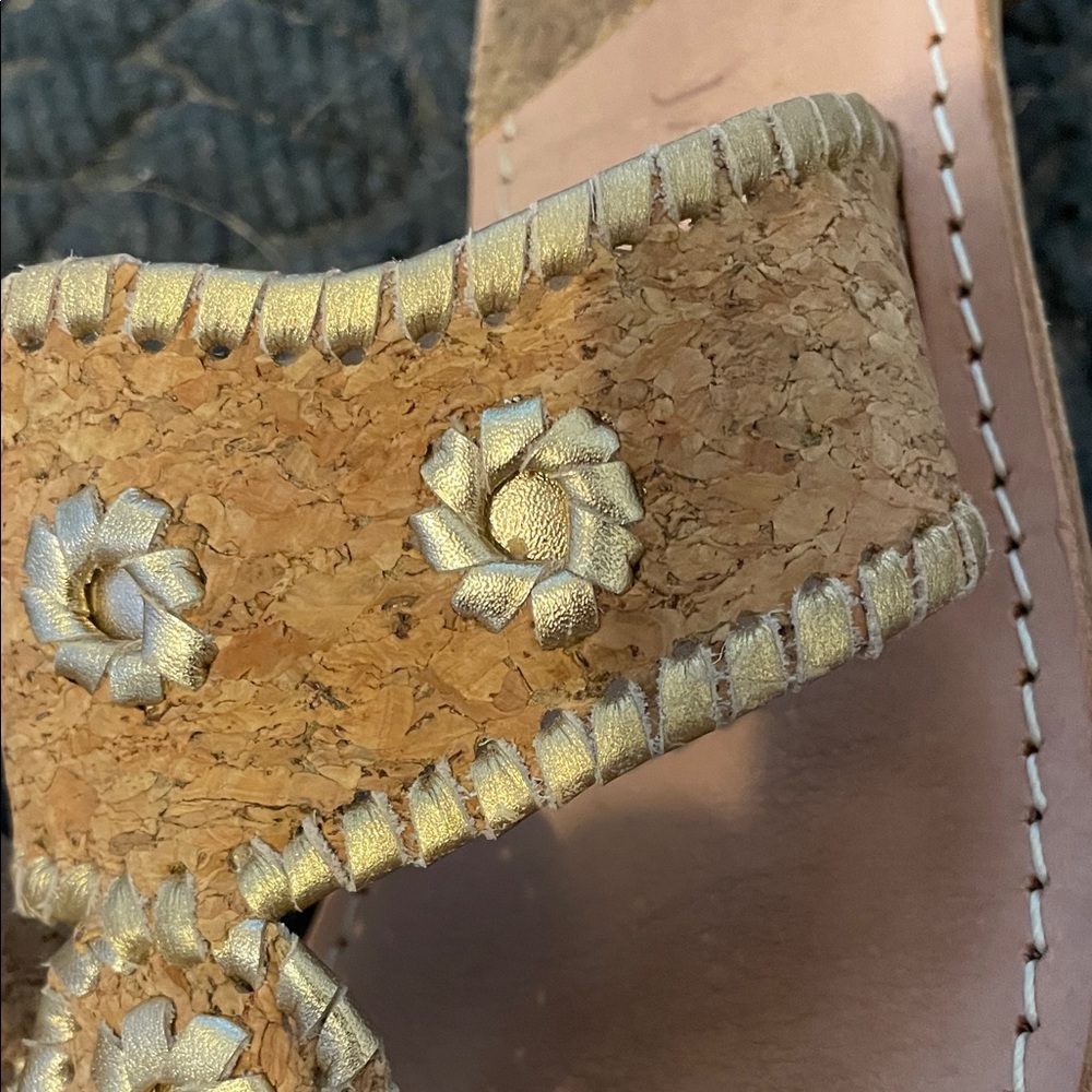Jack Rogers cork and gold sandals - Picture 6 of 6